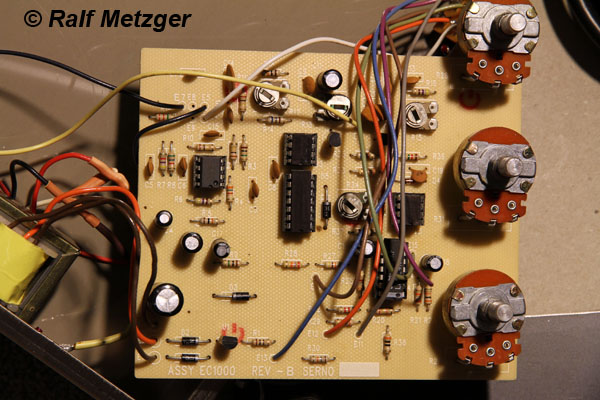 Deluxe Electric Mistress V4 Reissue PCB with Components